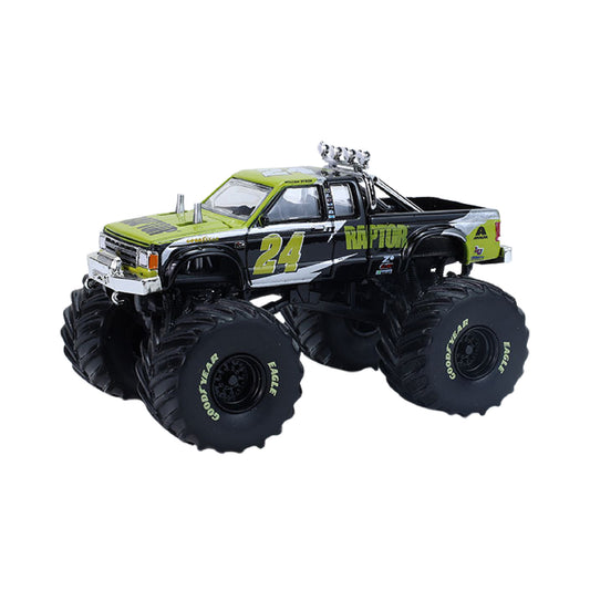 Hendrick Motorsports Tribute Edition  1986 Chevrolet S-10 Extended Cab Monster Truck - #24 Raptor Kings of Crunch 1:64