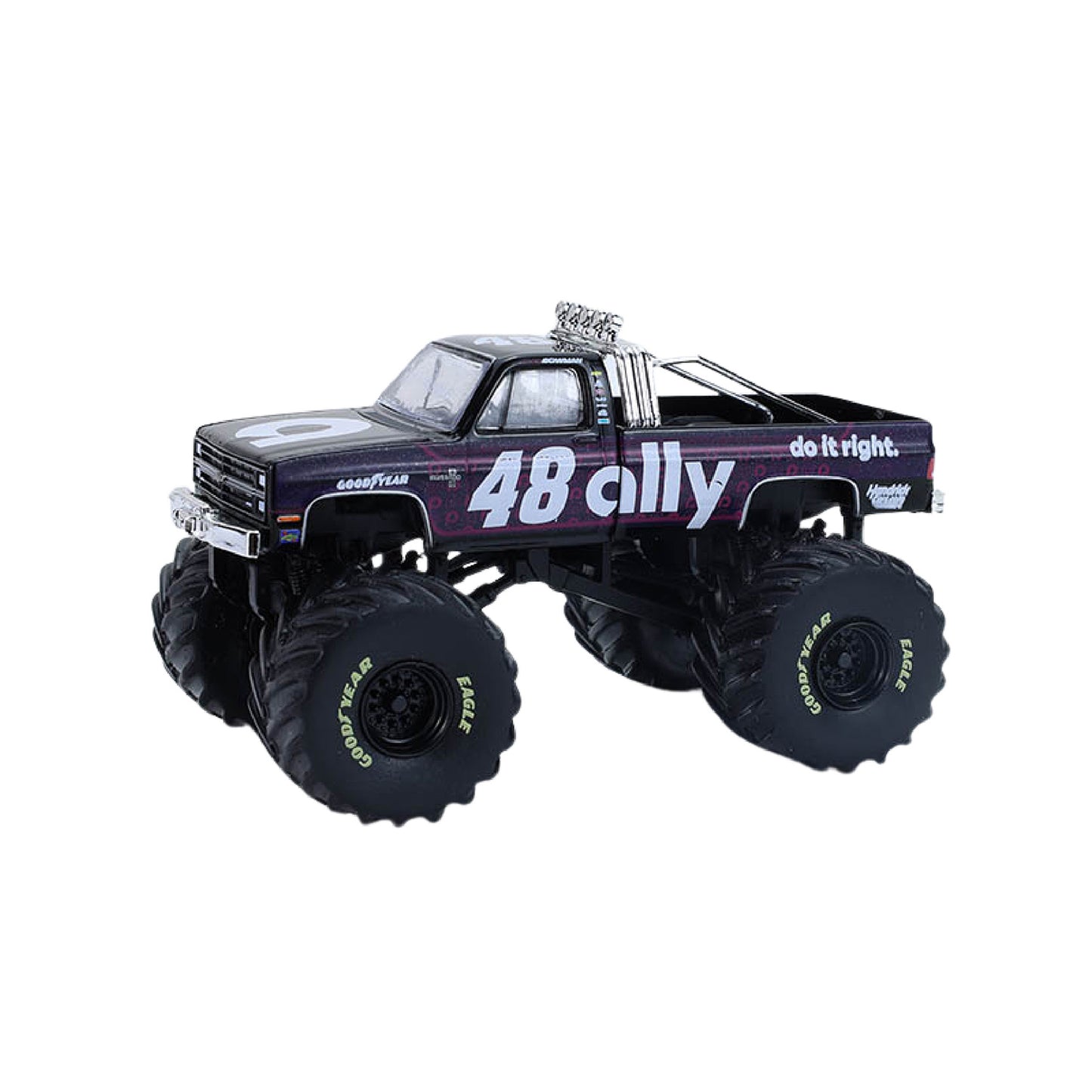 Hendrick Motorsports Tribute Edition  1984 Chevrolet Silverado Monster Truck - #48 Ally Kings of Crunch 1:64