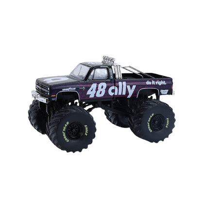 Hendrick Motorsports Tribute Edition  1984 Chevrolet Silverado Monster Truck - #48 Ally Kings of Crunch 1:64
