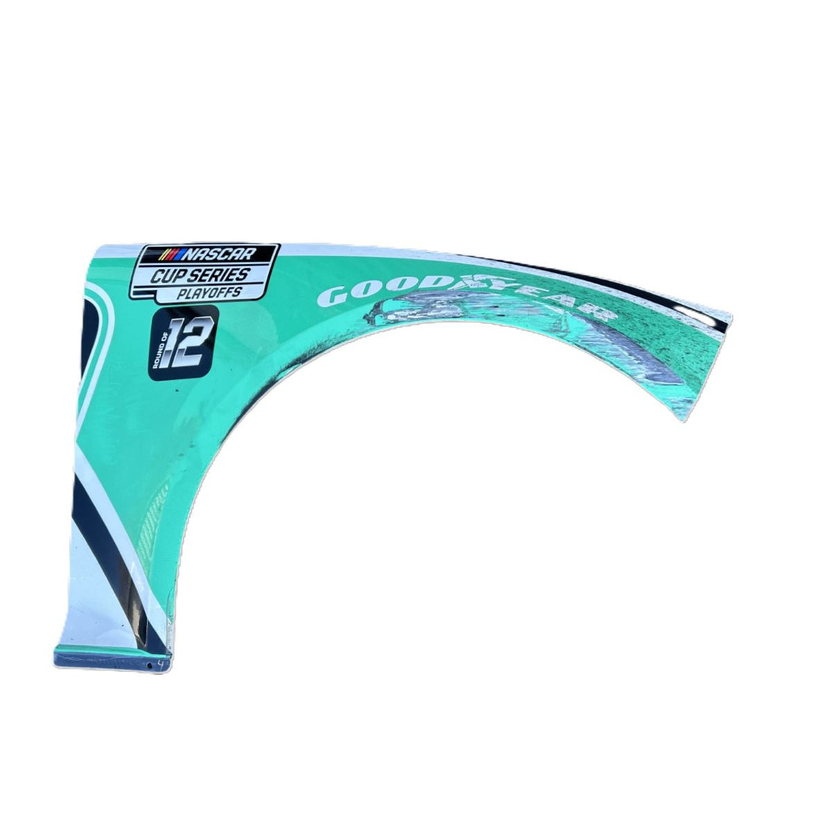 Race Used 2024 Chase Elliott #9 UniFirst Right Front Fender - Kansas 2