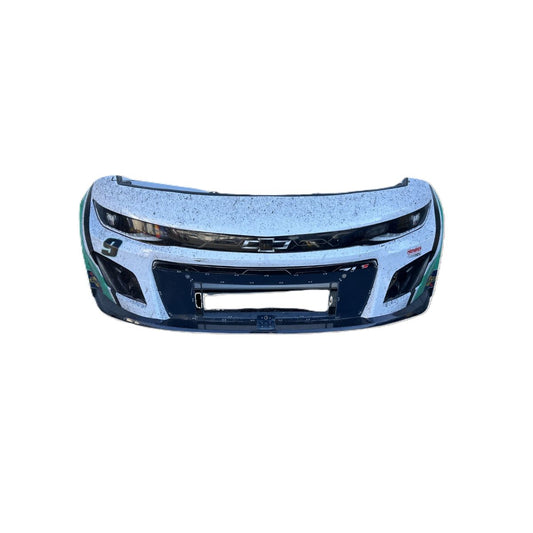 Race Used 2024 Chase Elliott #9 UniFirst Nose - Kansas 2