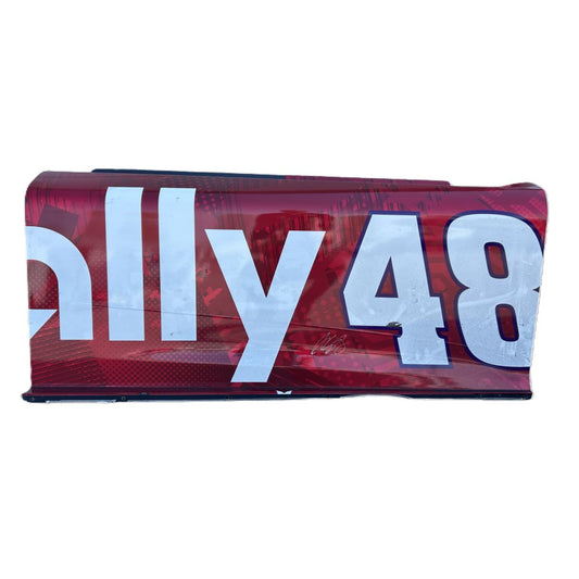 AUTOGRAPHED Race Used 2024 Alex Bowman #48 Ally Ruby Right Side Door - Martinsville 1