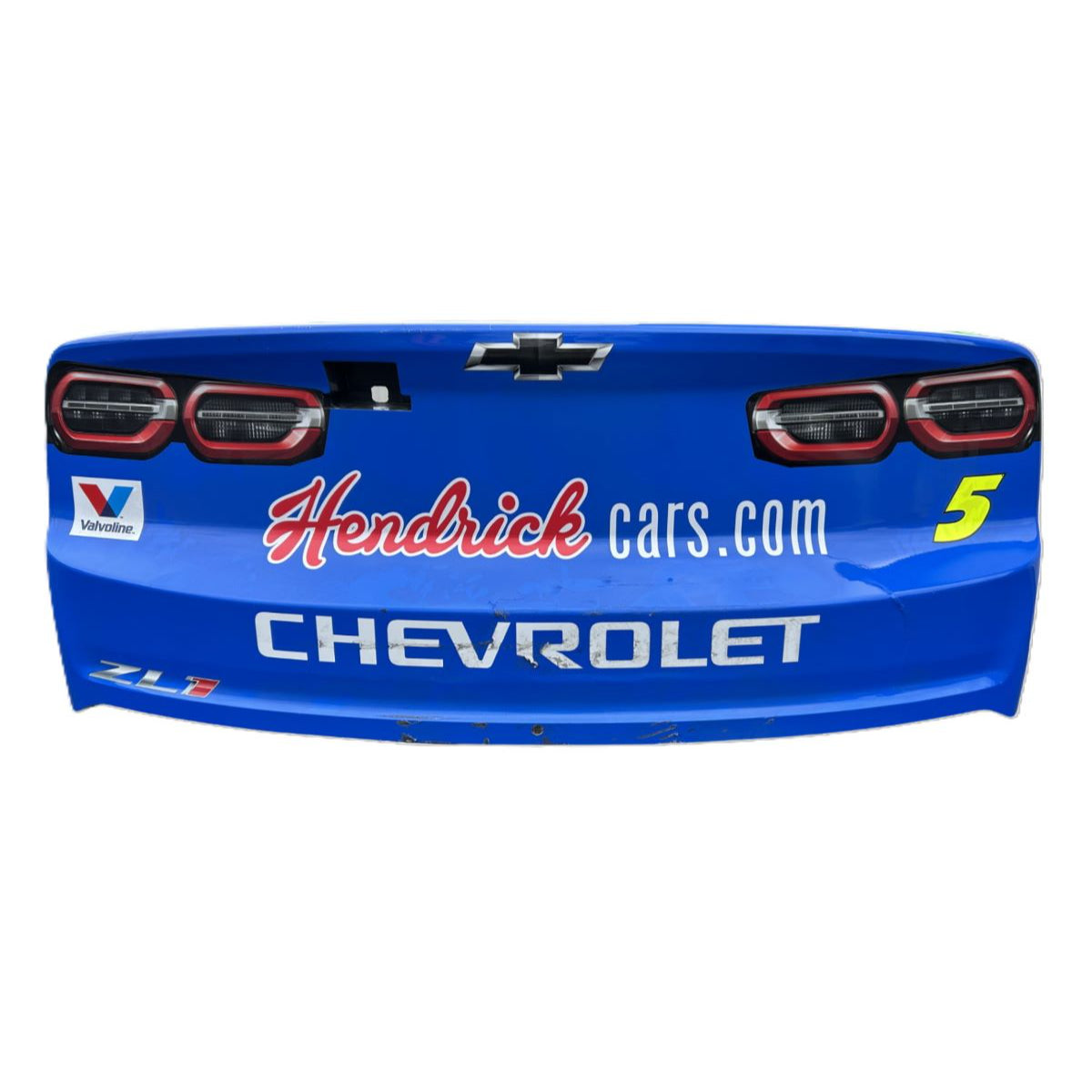 Race Used 2025 Kyle Larson #5 HendrickCars.com Rear Bumper - Darlington 1