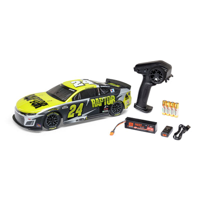 William Byron #24 2025 Raptor Chevrolet Camaro - Losi NASCAR RC Race Car Ready-to-Race - 1/12 Scale AWD Remote Control Car
