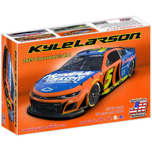 Kyle Larson #5 2025 HendrickCars.com Throwback 1:24 Model Car Kit