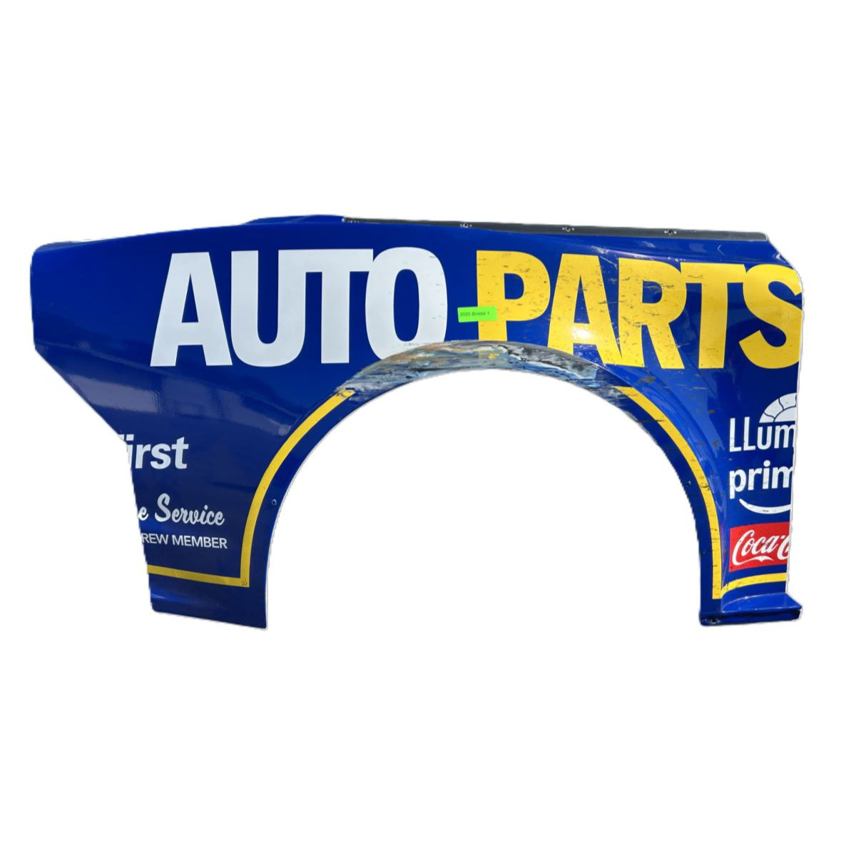 Race Used 2025 Chase Elliott #9 NAPA Auto Parts Right Rear Quarter Panel - Bristol 1