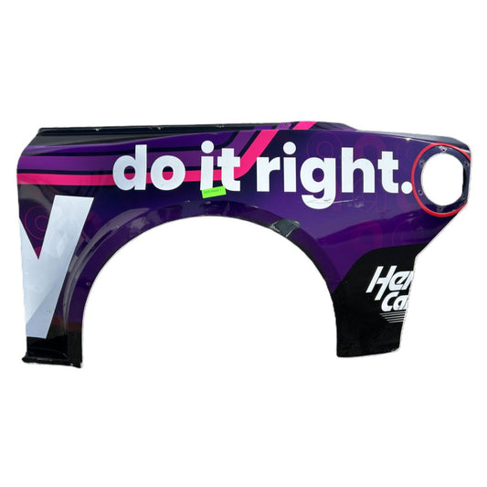 Race Used 2025 Alex Bowman #48 Ally Left Rear Quarter Panel - Bristol 1