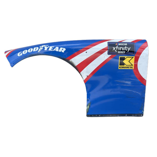 Race Used 2025 Chase Elliott #17 NXS HendrickCars.com Left Front Fender - Darlington 1