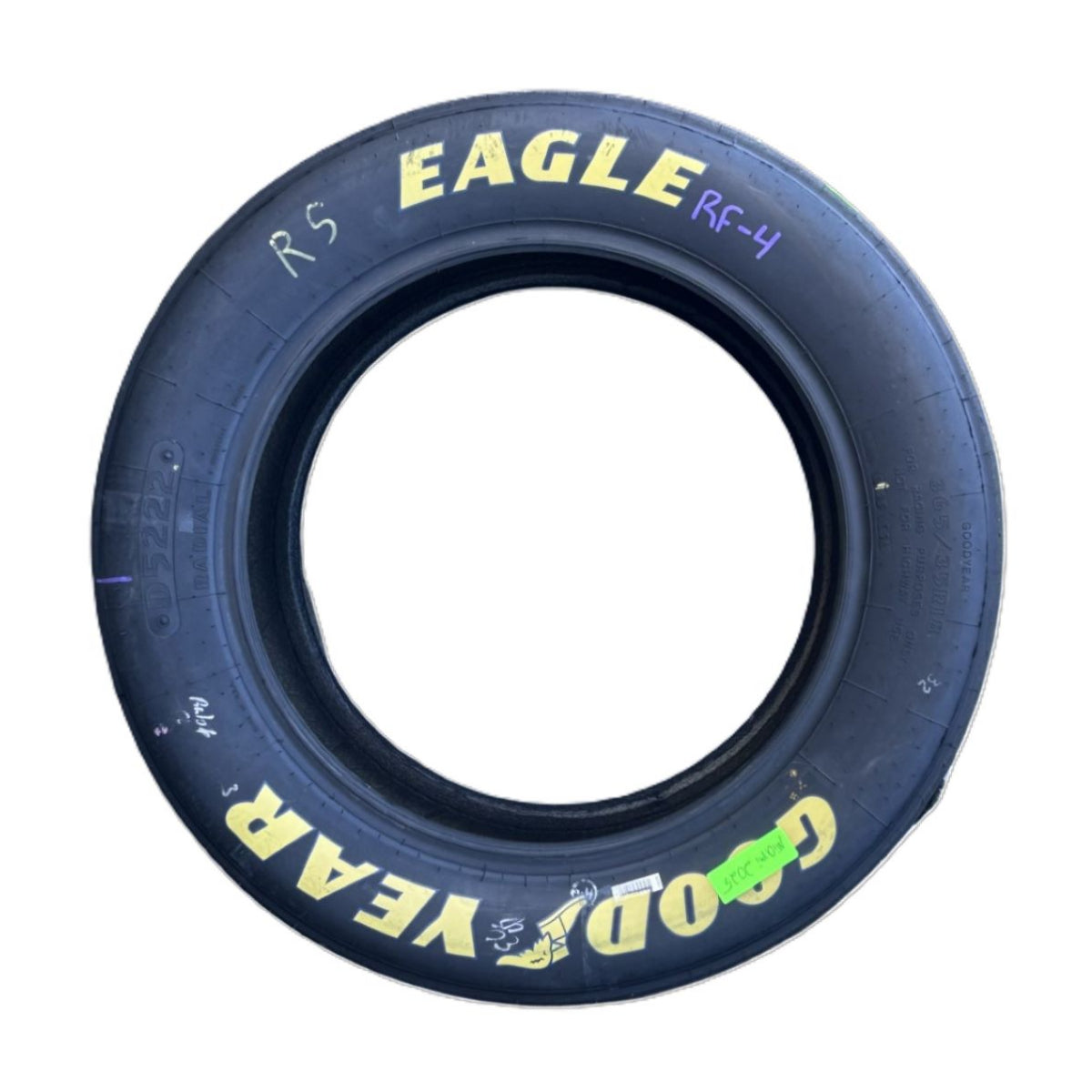 Race Used 2025 Kyle Larson #5 Win Tire - Miami