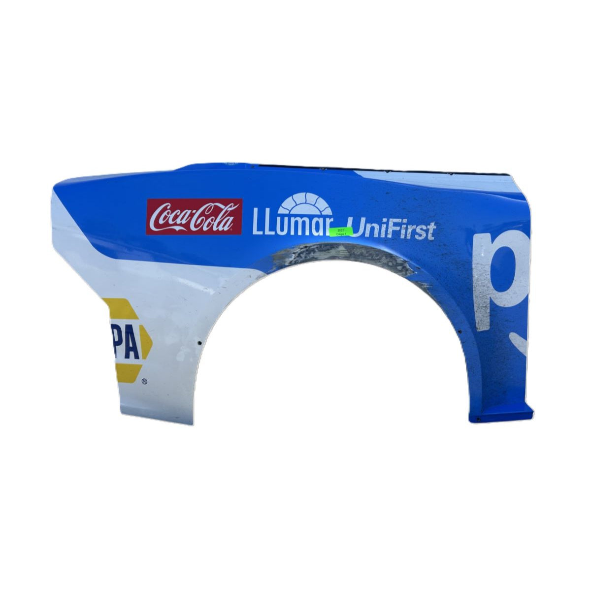 Race Used 2025 Chase Elliott #9 Prime Inaugural Race Right Rear Quarter Panel - Talladega 1