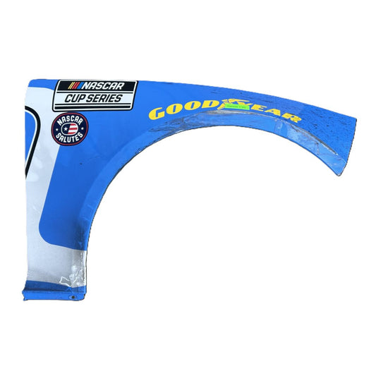 Race Used 2025 Chase Elliott #9 Prime Right Front Fender - Kansas 1
