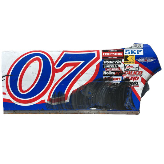 Race Used 2025 William Byron #07 Spire NCTS HendrickCars.com Right Side Door - Martinsville 1