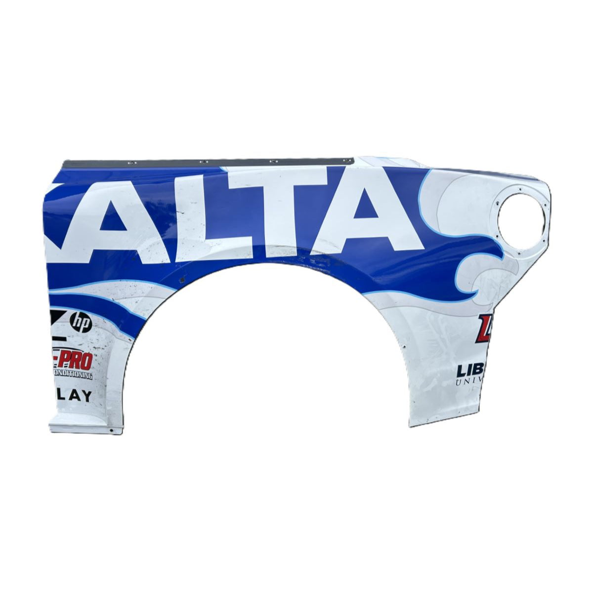 Race Used 2025 William Byron #24 Axalta Left Rear Quarter Panel - Charlotte 1