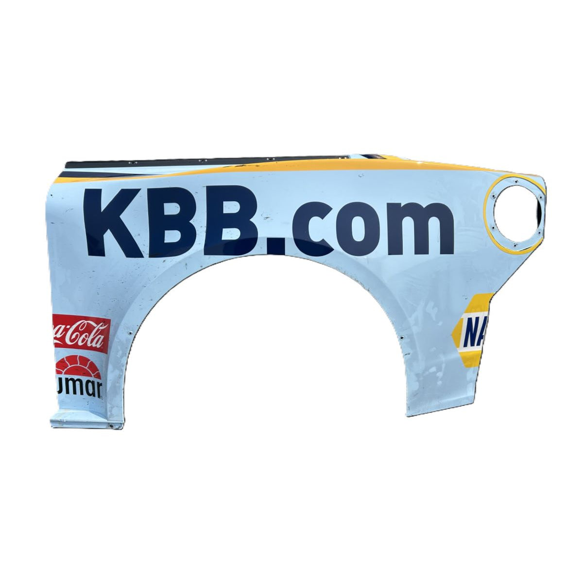 Race Used 2025 Chase Elliott #9 Kelley Blue Book Left Rear Quarter Panel - Nashville