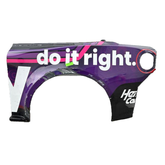 Race Used 2025 Alex Bowman #48 Ally Left Rear Quarter Panel - North Wilkesboro