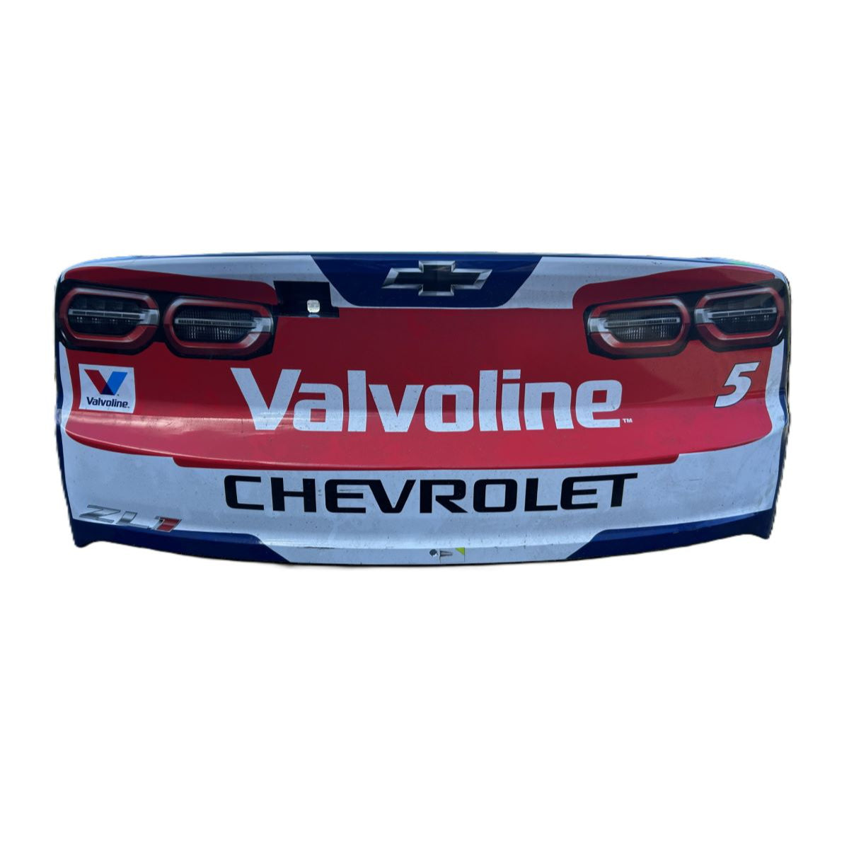 Race Used 2025 Kyle Larson #5 Valvoline Rear Bumper - Inaugural Mexico City