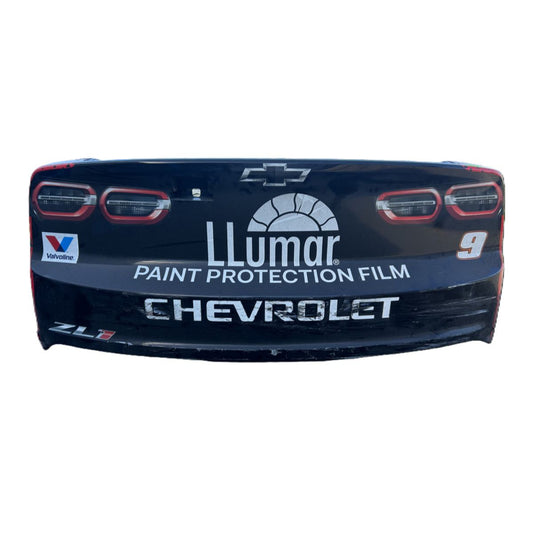 Race Used 2025 Chase Elliott #9 Llumar Rear Bumper - Inaugural Mexico City