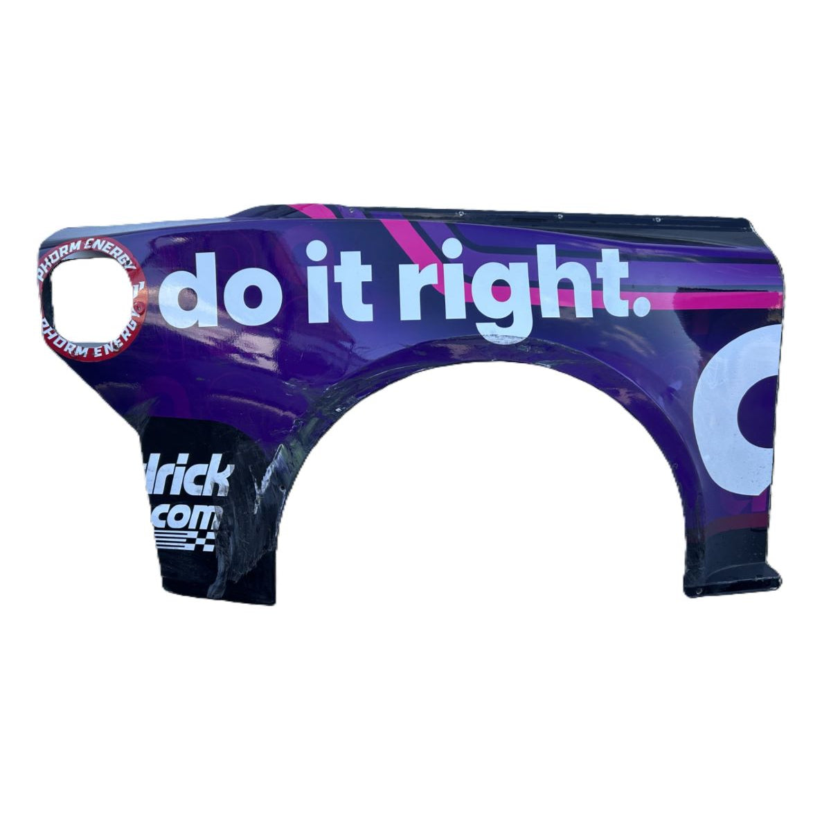 Race Used 2025 Alex Bowman #48 Ally Right Rear Quarter Panel - Inaugural Mexico City