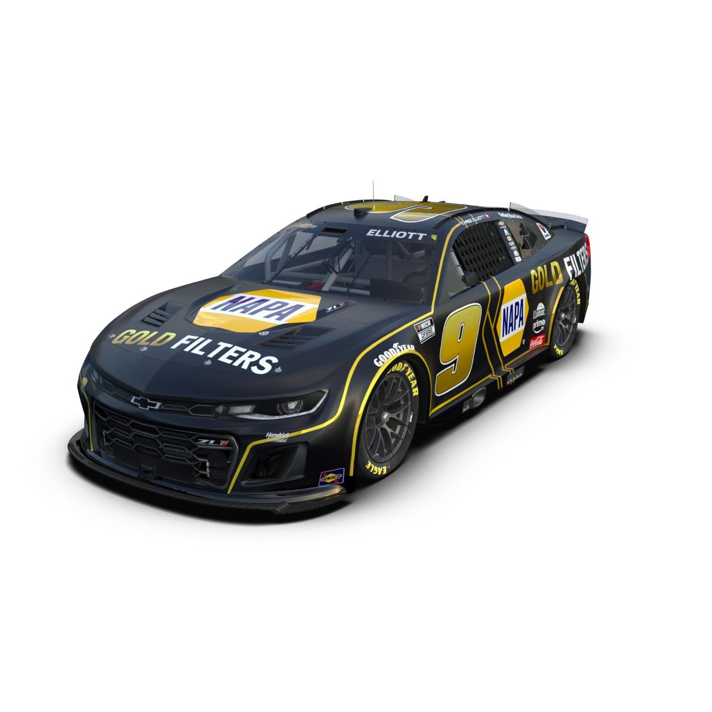 Chase Elliott #9 2025 NAPA Gold Filters 1:24 HO Die-Cast