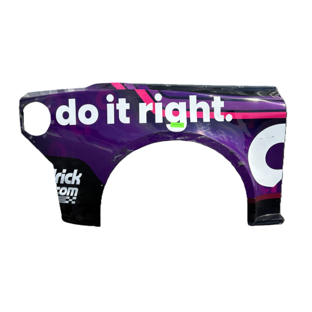 Race Used 2025 Alex Bowman #48 Ally Right Rear Quarter Panel - Chicago