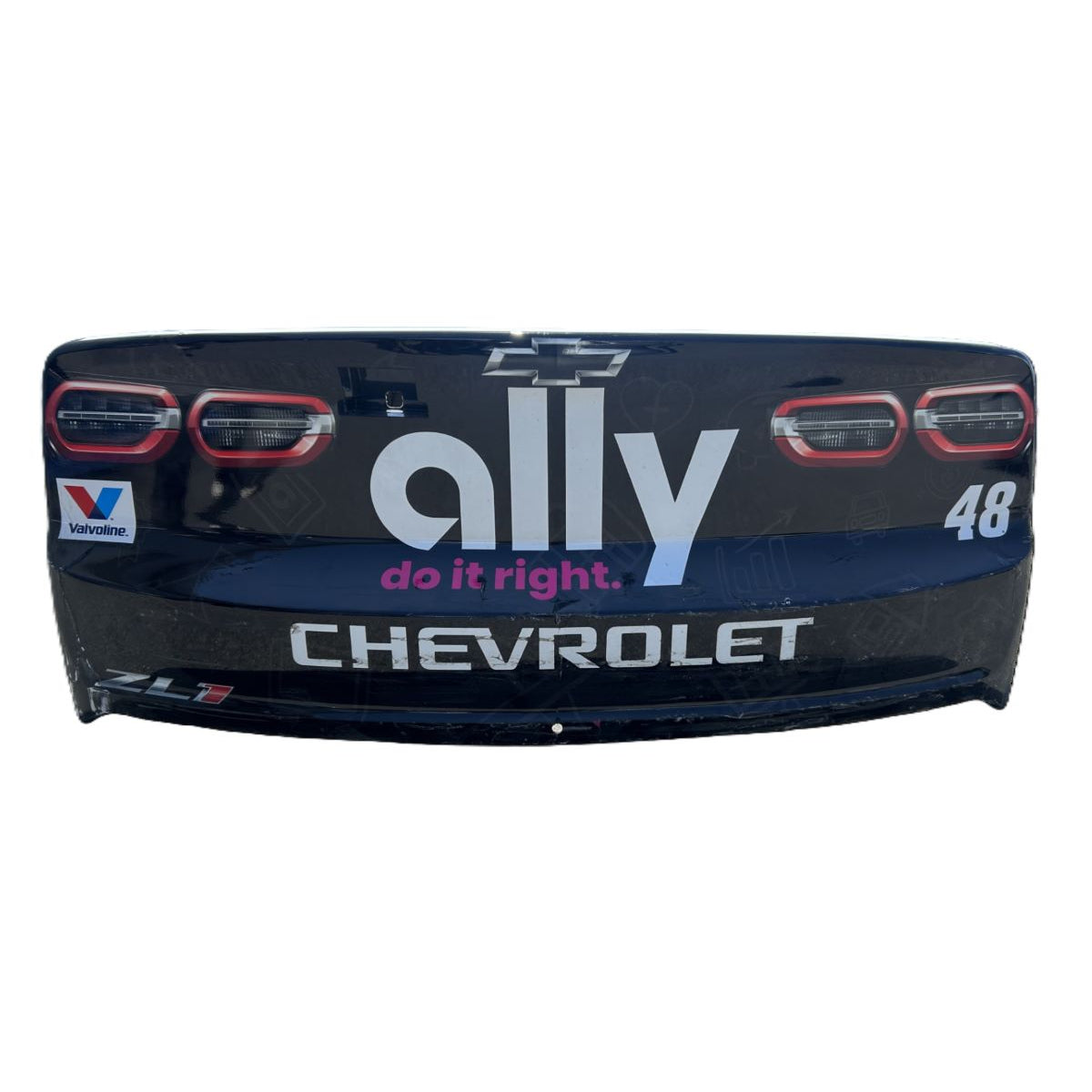 Race Used 2025 Alex Bowman #48 Ally Rear Bumper - Sonoma