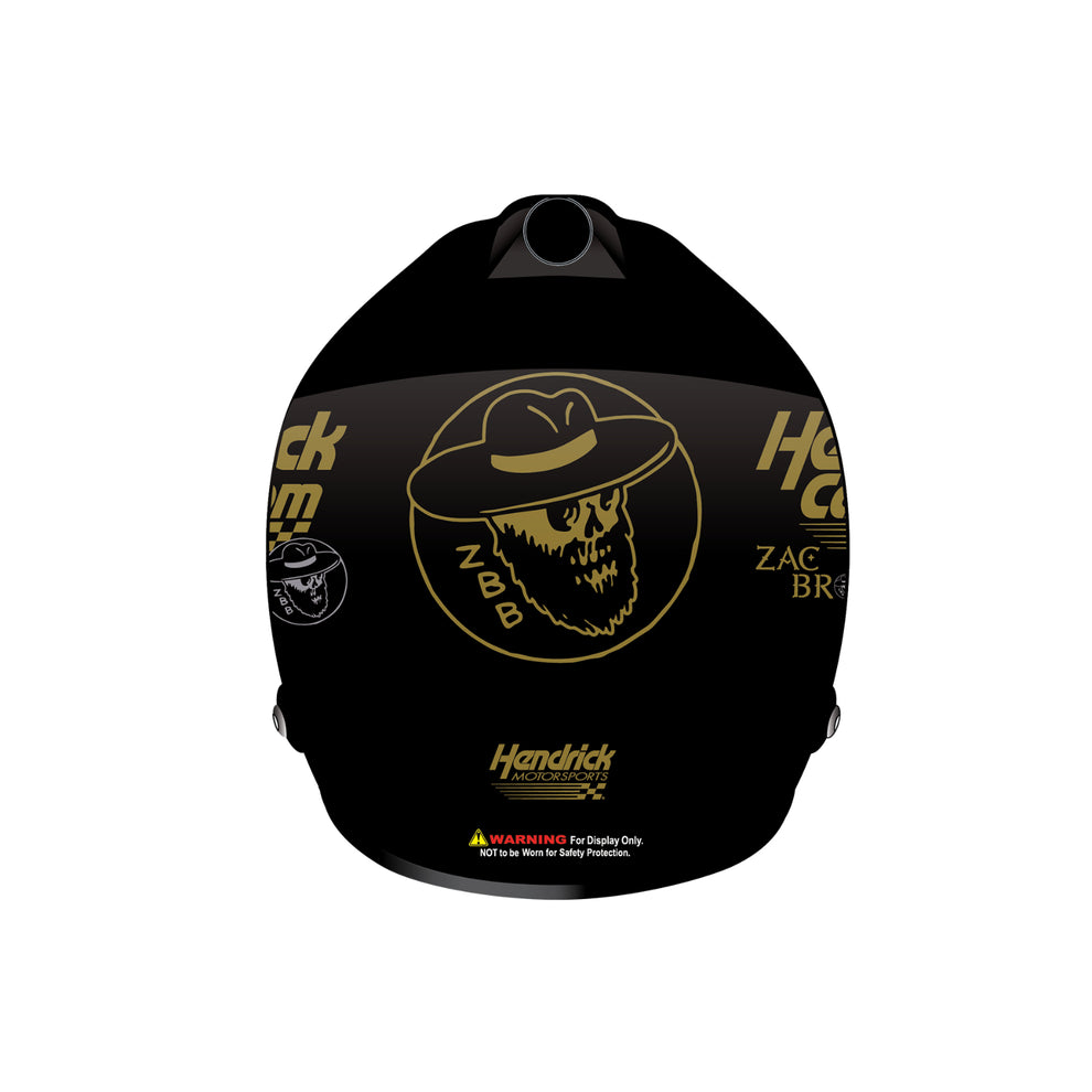Dual Autographed Larson #5 Zac Brown Band Full Helmet – Hendrick ...