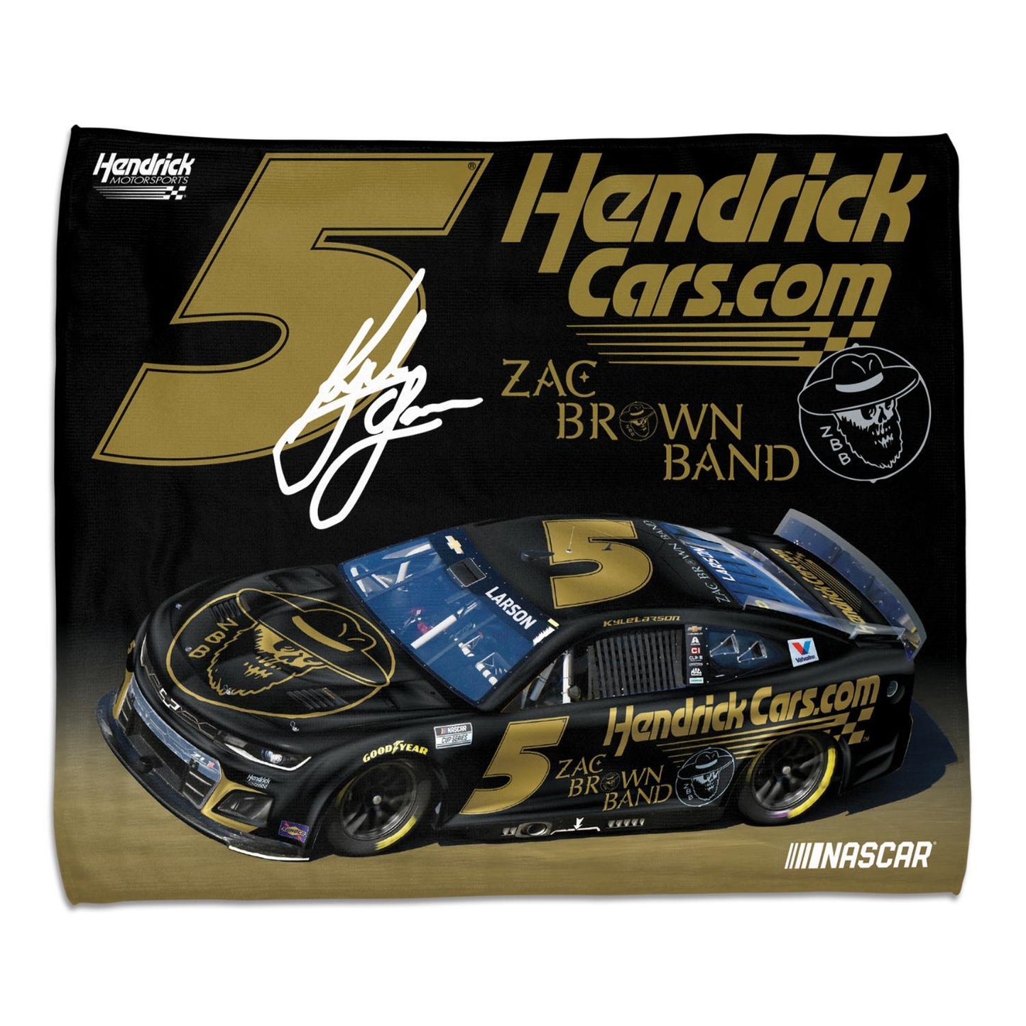 Kyle Larson #5 HendrickCars.com / Zac Brown Band Rally Towel