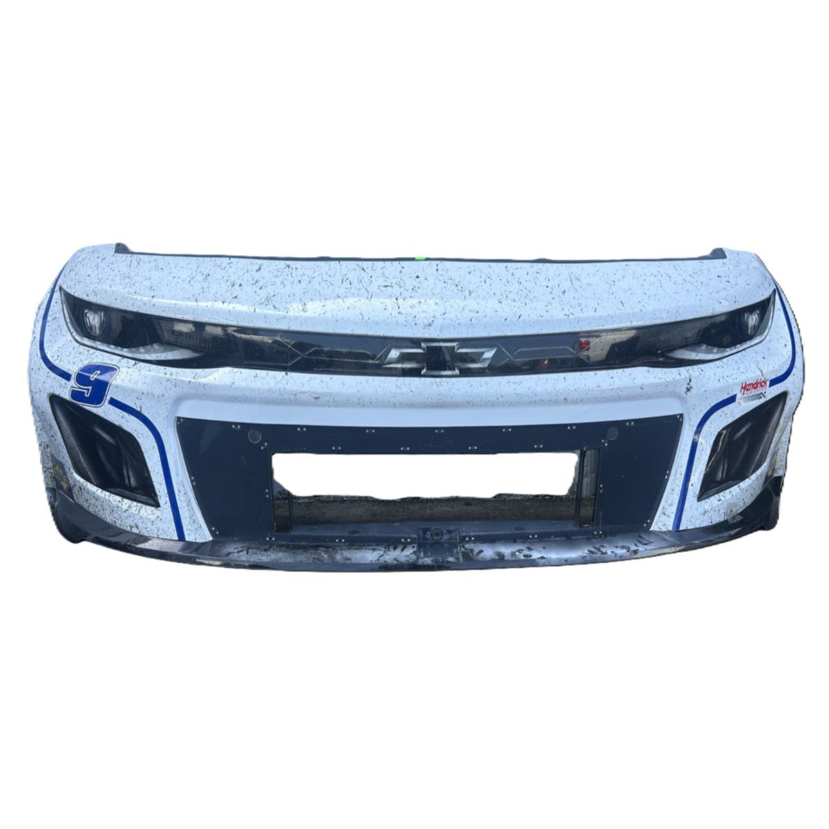 Race Used 2025 Chase Elliott #9 White NAPA Auto Parts Nose - Indianapolis