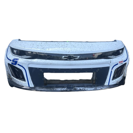 Race Used 2025 Chase Elliott #9 White NAPA Auto Parts Nose - Indianapolis