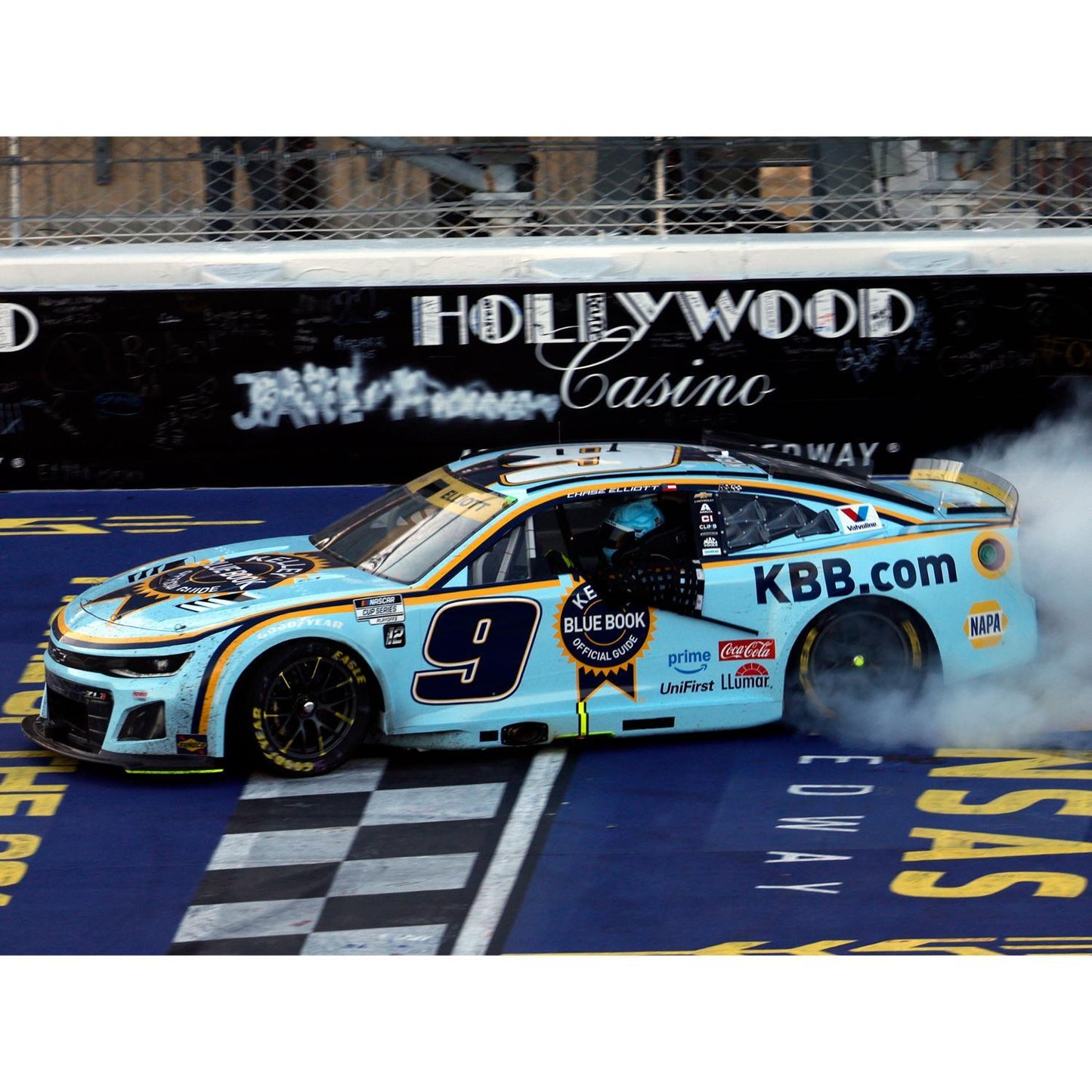 Chase Elliott #9 2025 Kelley Blue Book Kansas 2 RACE WIN 1:64 Diecast
