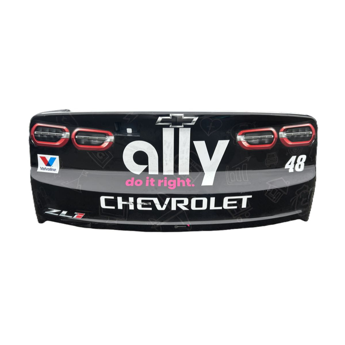 Race Used 2025 Alex Bowman #48 Ally Rear Bumper - Richmond