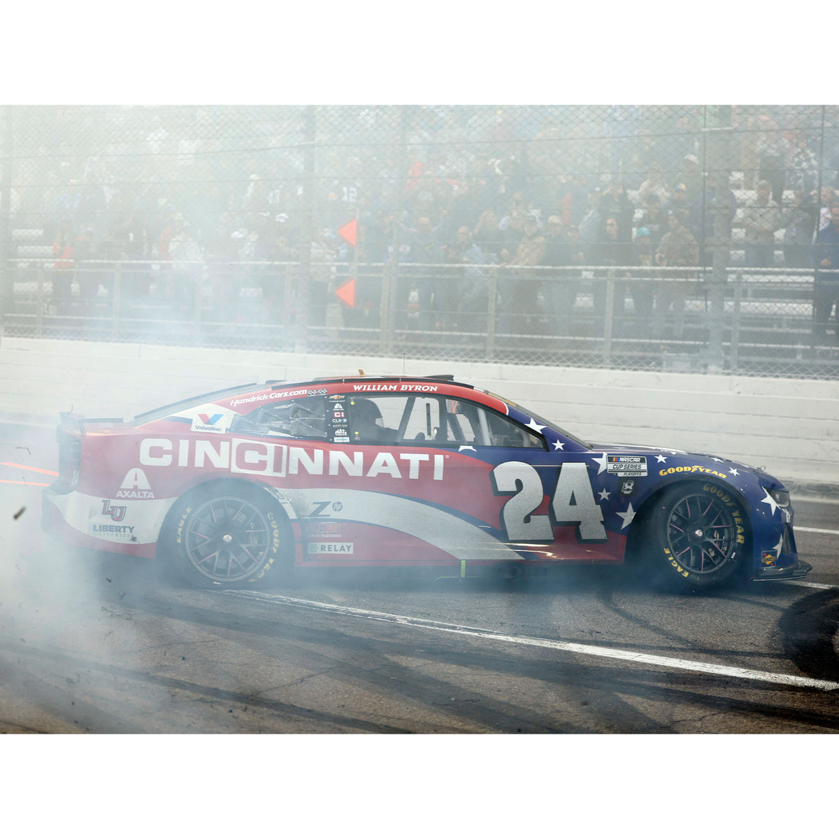AUTOGRAPHED William Byron #24 2025 Cincinnati Inc. Martinsville 2 RACE WIN 1:24 ELITE Die-Cast