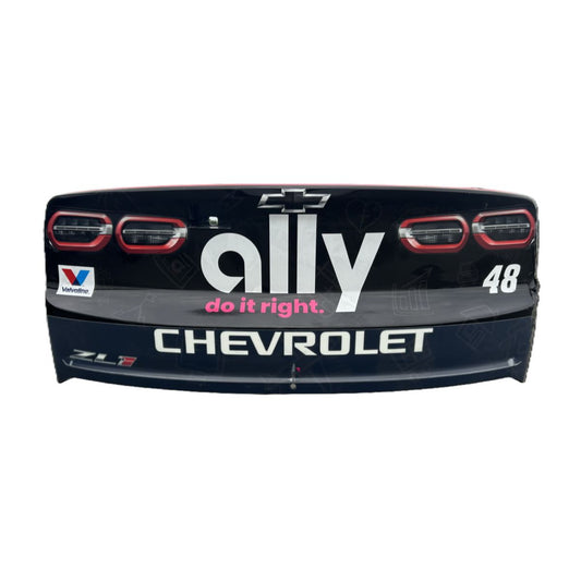 Race Used 2025 Alex Bowman #48 Ally Rear Bumper - Daytona 2