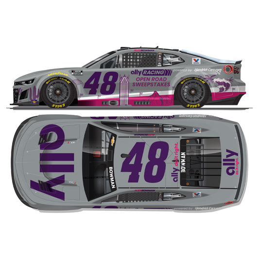 AUTOGRAPHED Alex Bowman #48 Ally Open Road Sweepstakes 1:24 ELITE Die-Cast