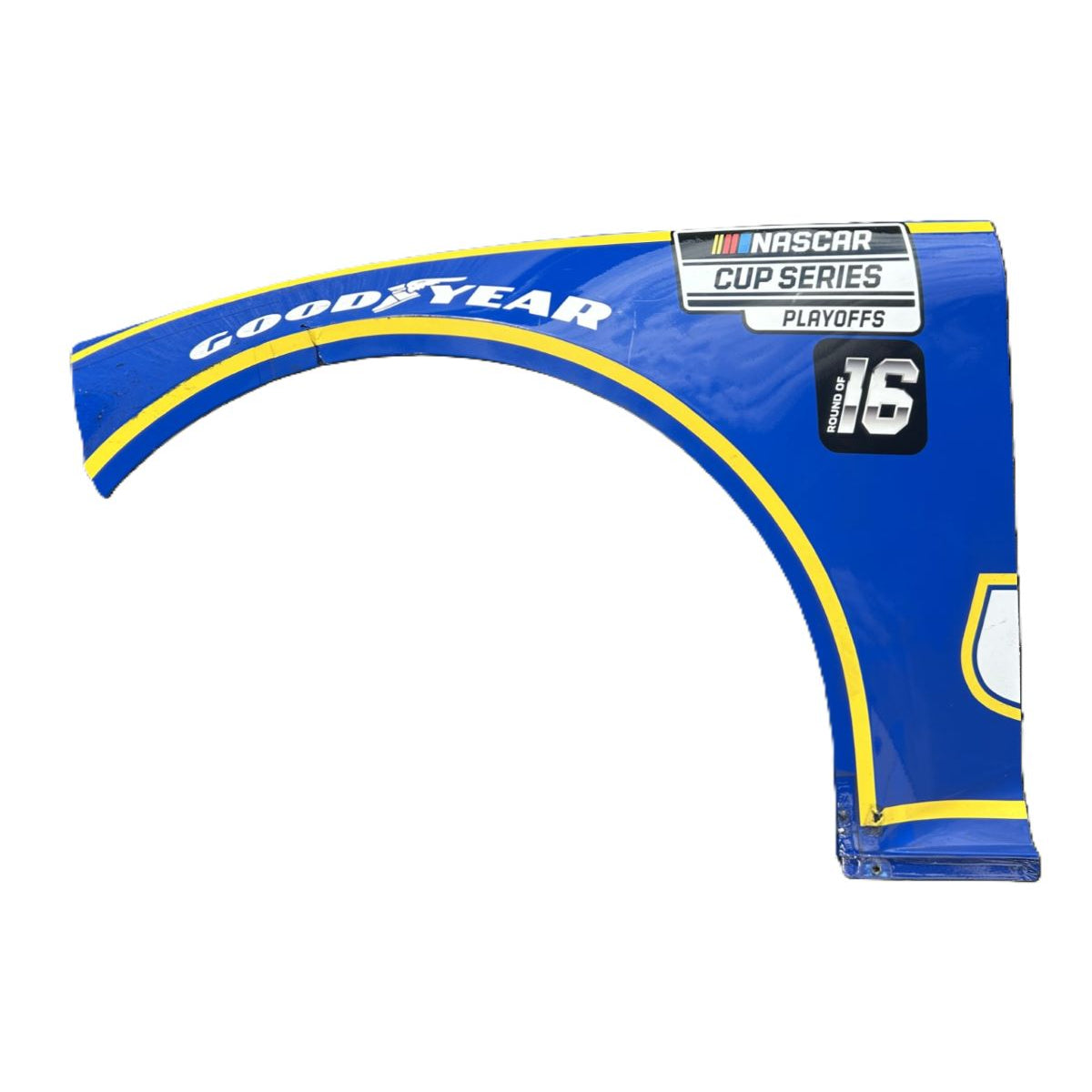 Race Used 2025 Chase Elliott #9 NAPA Auto Parts Left Front Fender - Darlington 2