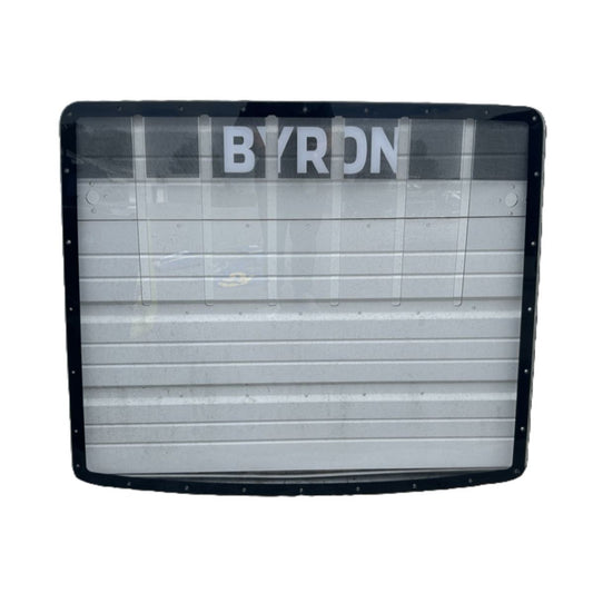 Race Used 2025 William Byron #24 Rear Windshield - Bristol 2