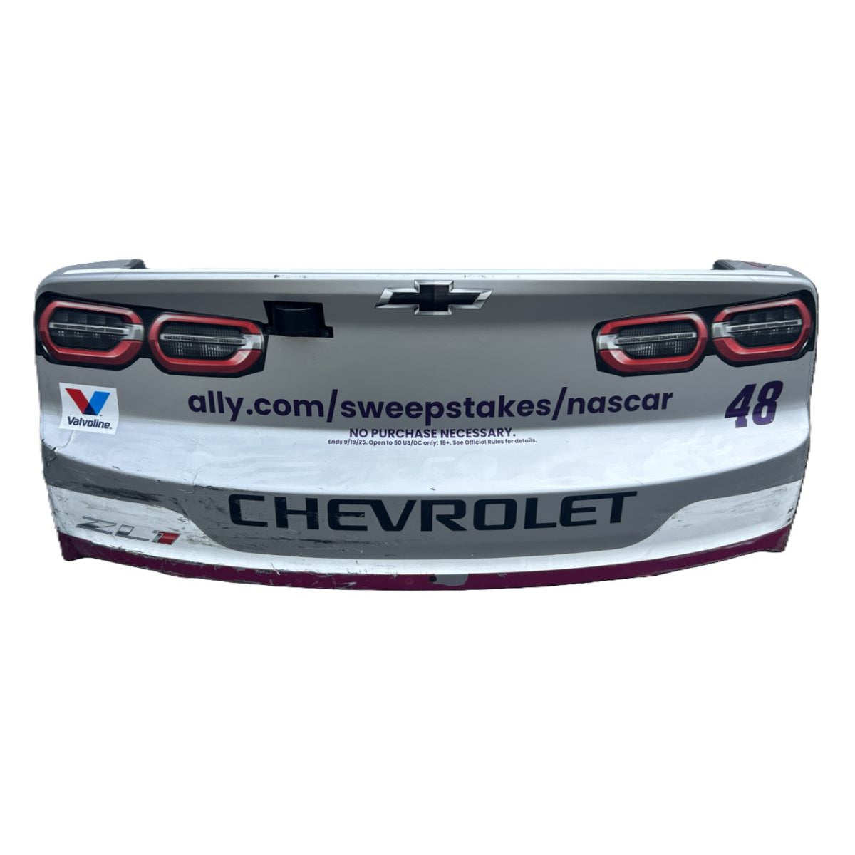 Race Used 2025 Alex Bowman #48 Ally Rear Bumper - Bristol 2