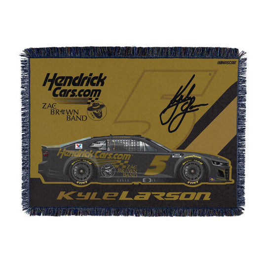 Kyle Larson #5 / Zac Brown Band Tapestry Throw