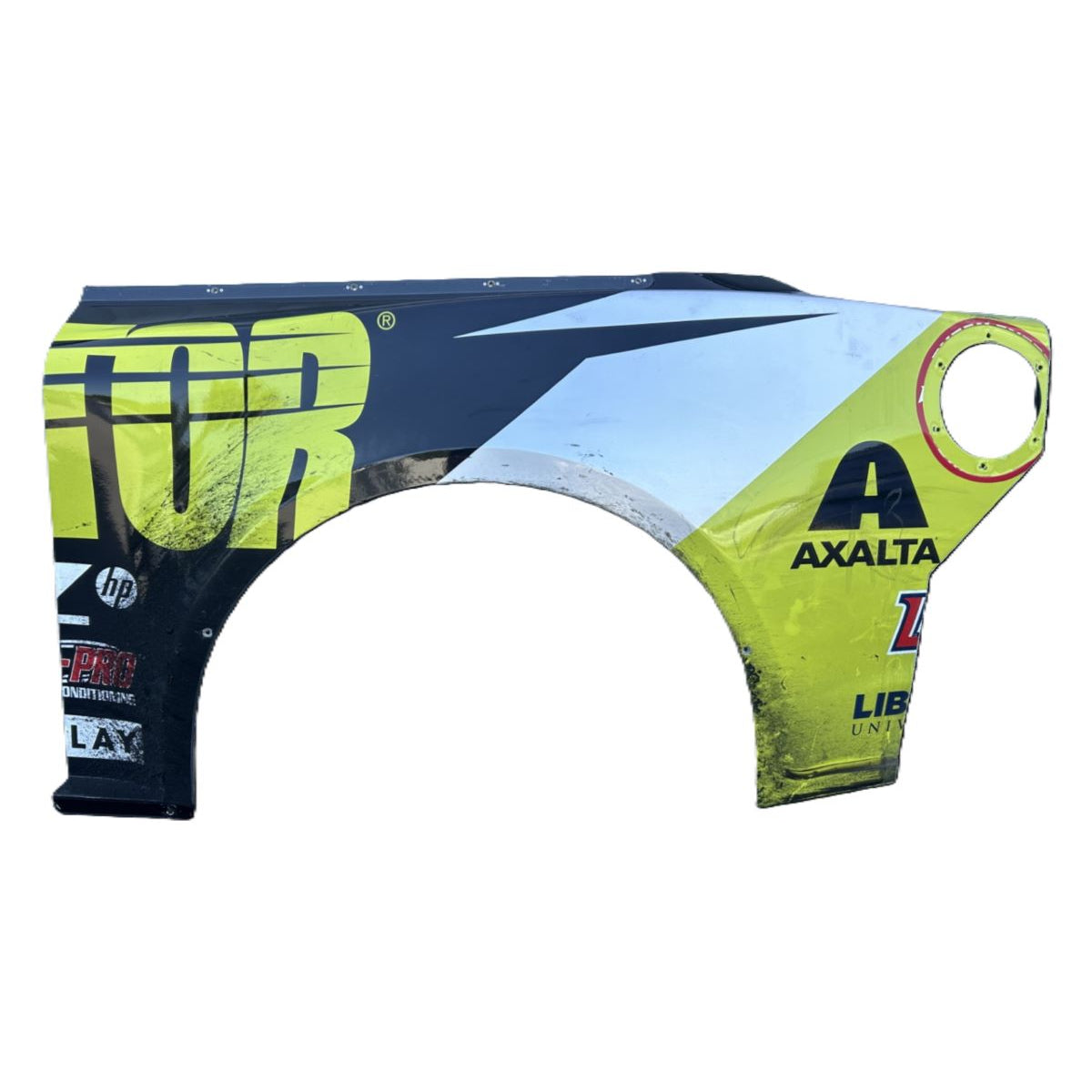 Race Used 2025 William Byron #24 Raptor Left Rear Quarter Panel - New Hampshire