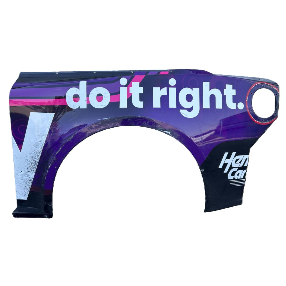 Race Used 2025 Alex Bowman #48 Ally Left Rear Quarter Panel - New Hampshire