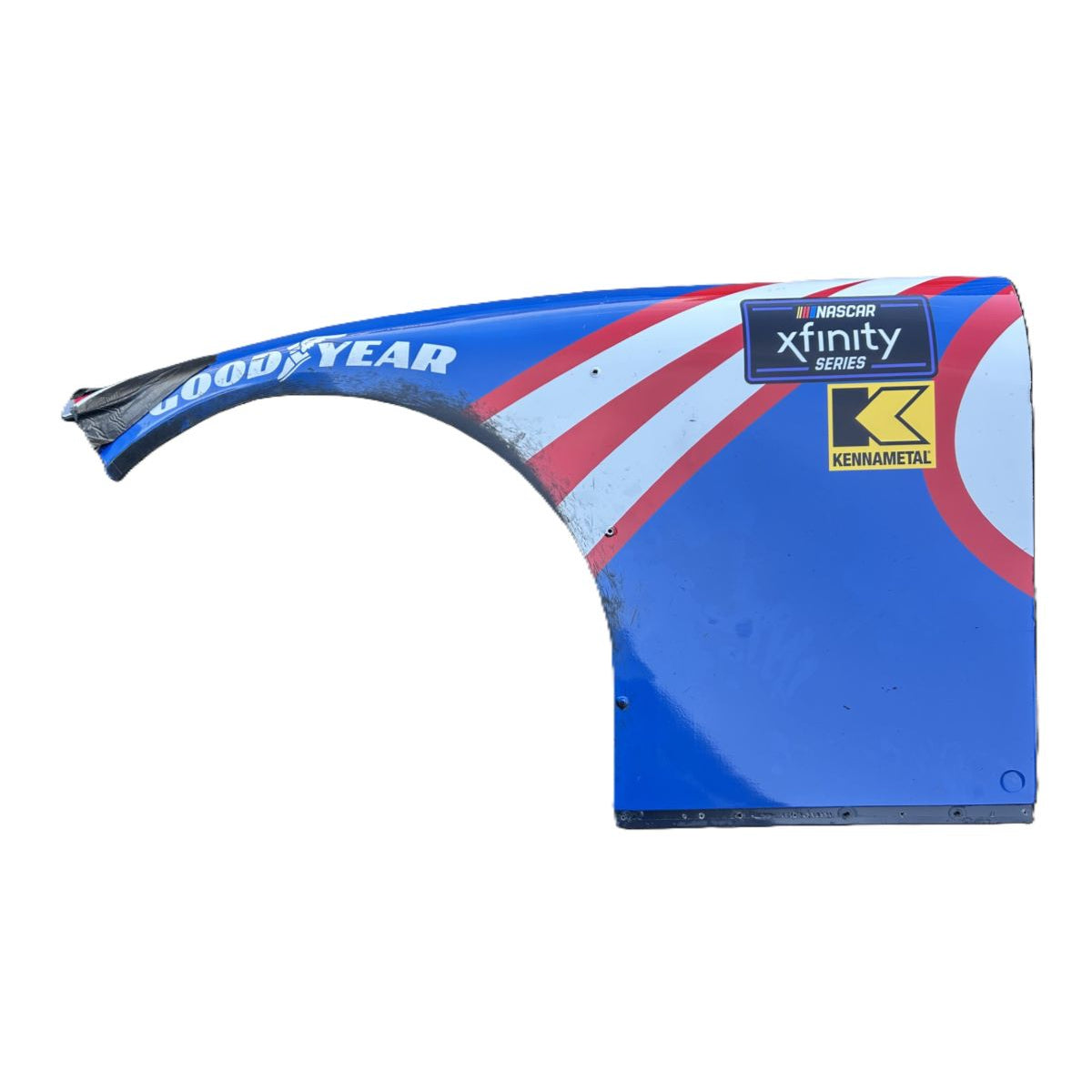 Race Used 2025 Corey Day #17 NXS HendrickCars.com Left Front Fender - Bristol 2