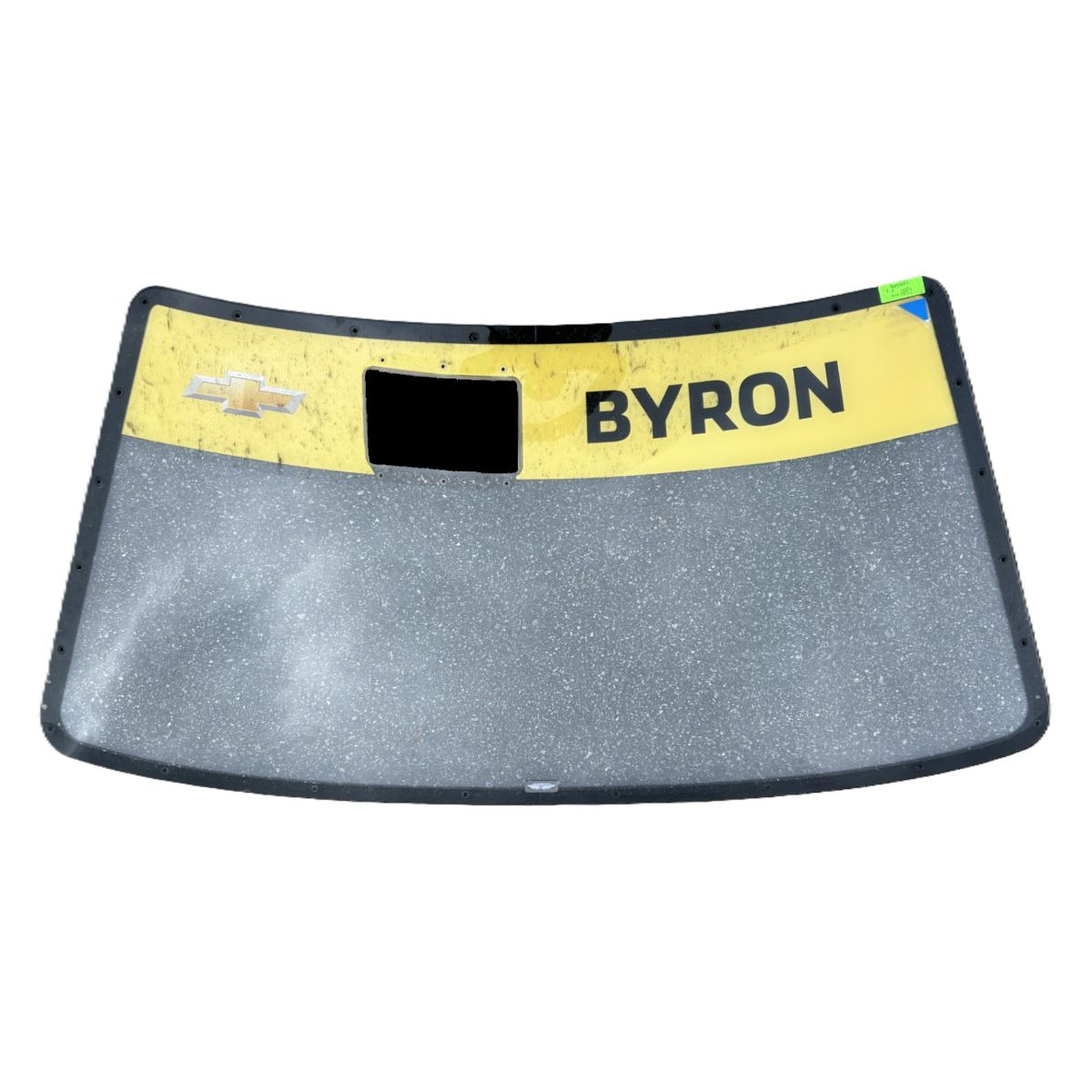 Race Used 2025 William Byron #24 Front Windshield - Kansas 2