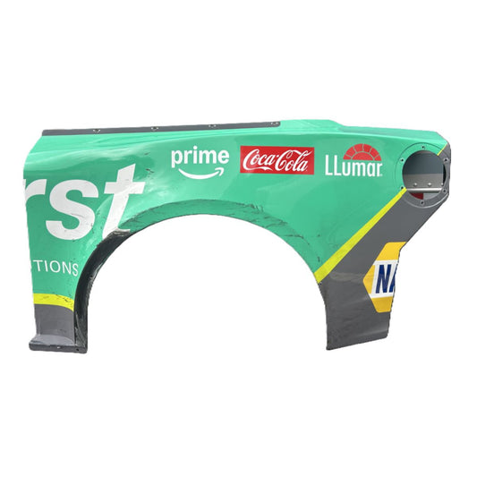 Race Used 2025 Chase Elliott #9 UniFirst Left Rear Quarter Panel - Charlotte 2