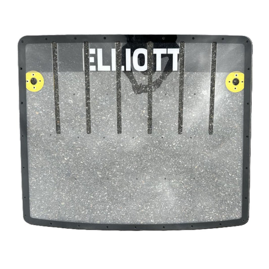 Race Used 2025 Chase Elliott #9 Rear Windshield - Charlotte 2
