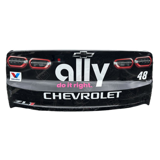 Race Used 2025 Alex Bowman #48 Ally Rear Bumper - Charlotte 2