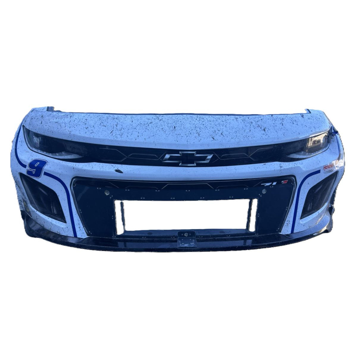 Race Used 2025 Chase Elliott #9 White NAPA Auto Parts Nose - Las Vegas 2