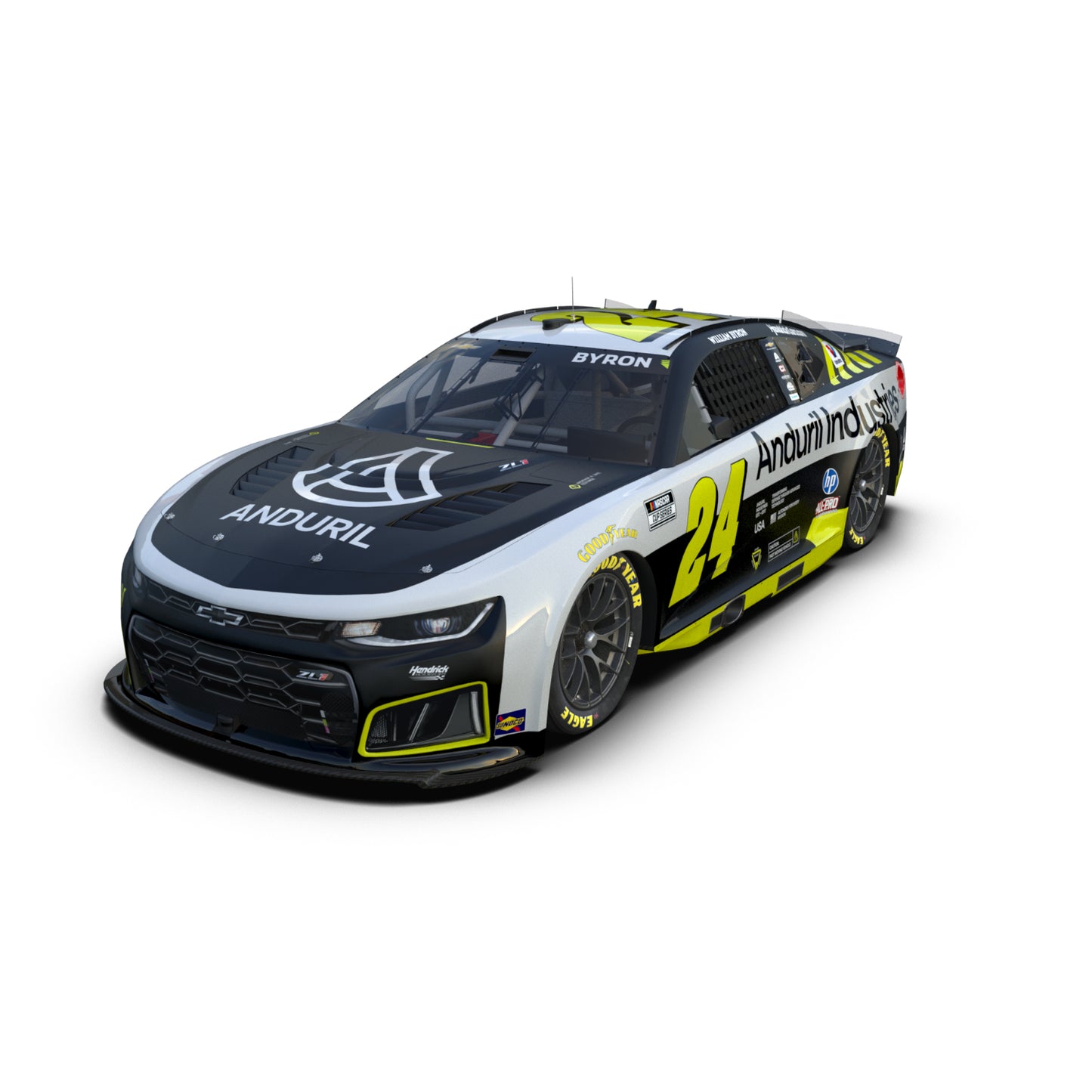 William Byron #24 2026 Anduril 1:24 ELITE Die-Cast