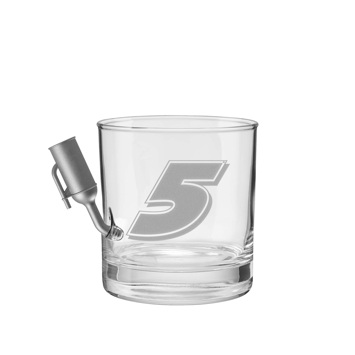 Kyle Larson #5 Gas Can Rocks Glass