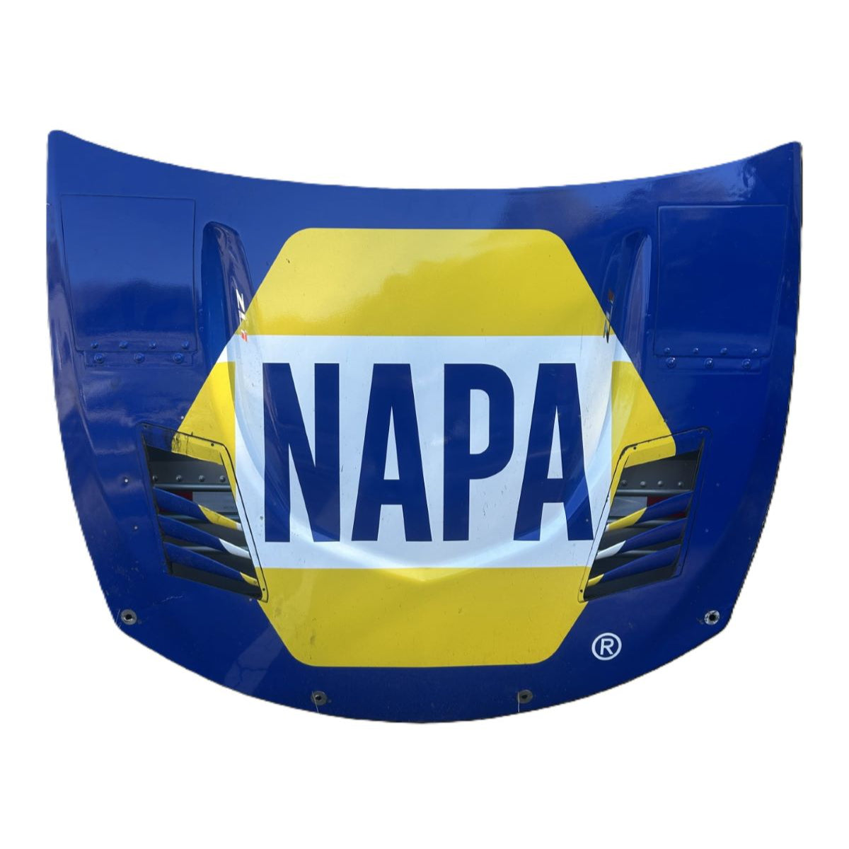 Race Used 2025 Chase Elliott #9 NAPA Auto Parts Hood - Talladega 2