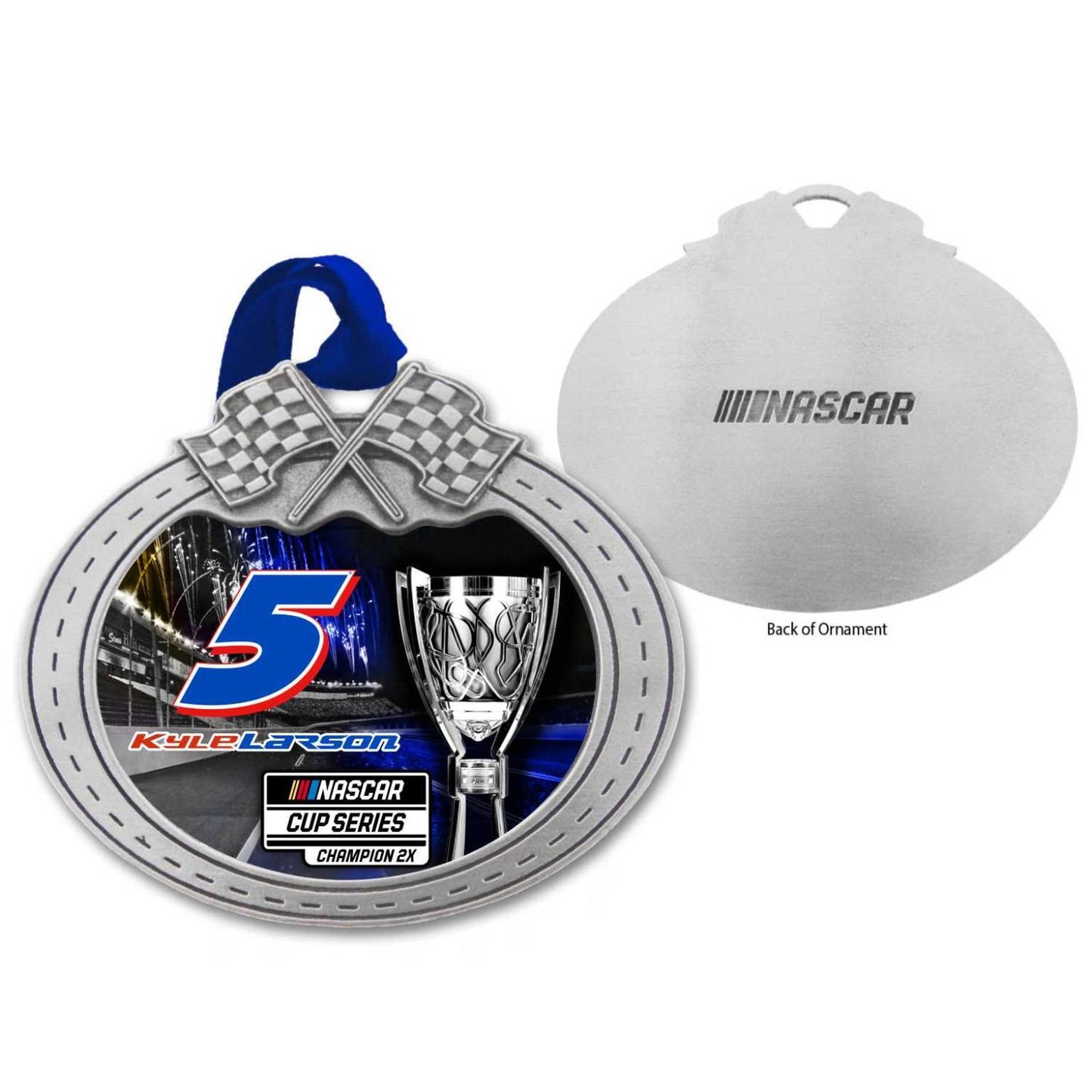 Kyle Larson #5 2025 NASCAR Champion Colordome Ornament